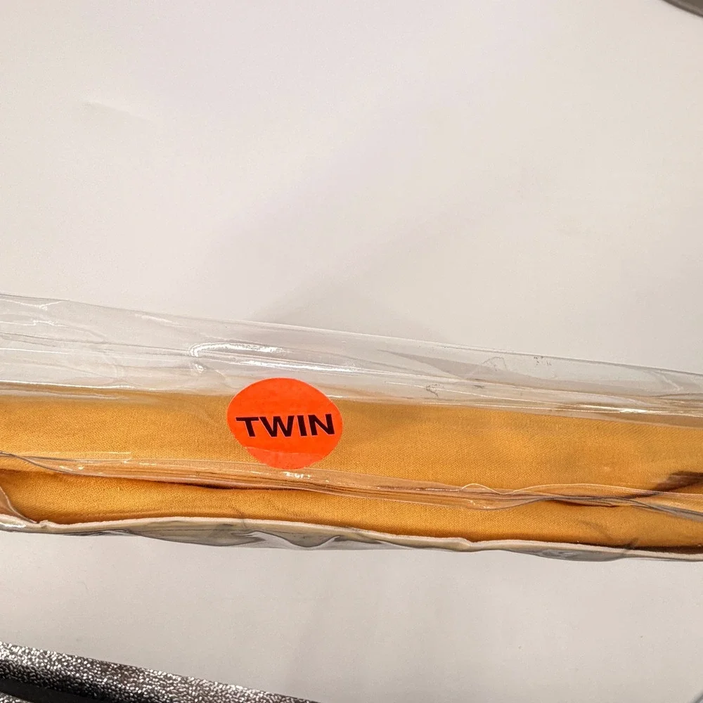 Ralph Lauren Fitted Sheet Twin Gold 350TC Supima Cotton Extra Deep Luxury